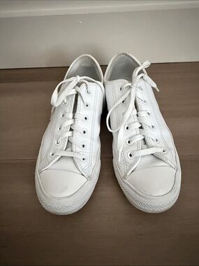 Converse White Leather Sneakers